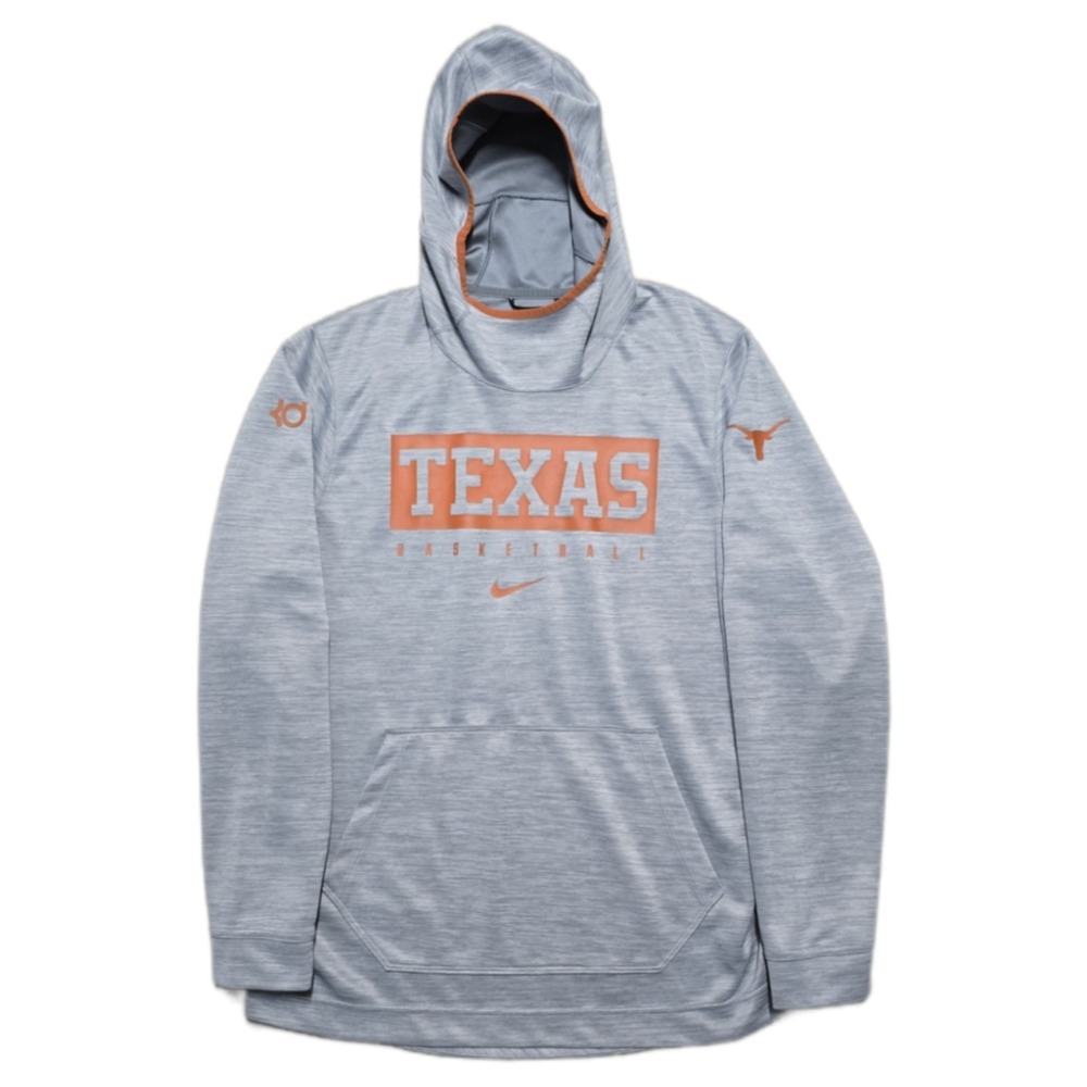Texas Longhorns Hoodie Mens XL Gray Nike KD Shooter Performance Dri-Fit